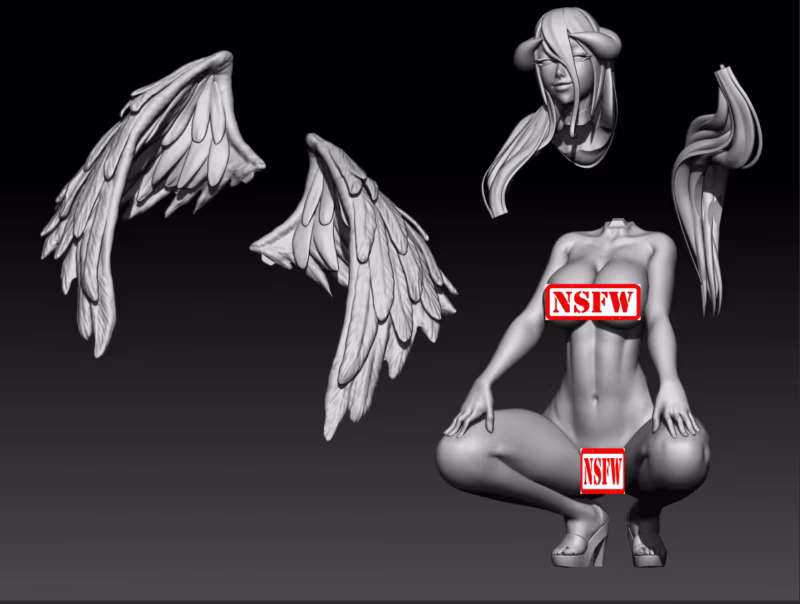Albedo 3D Model - Rushzilla STL Files for 3D Printing - Image 4
