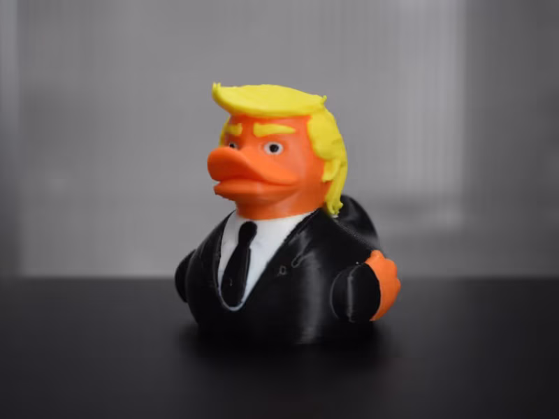 Donald Trump Duck 3D Model - USA Donald John Trump Duck STL File