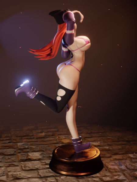Dragon's Crown Sorceress 3D Model - Rushzilla STL Files for 3D Printing