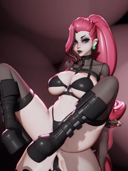 GOTH JESSIE 3D Model - Rushzilla STL Files for 3D Printing