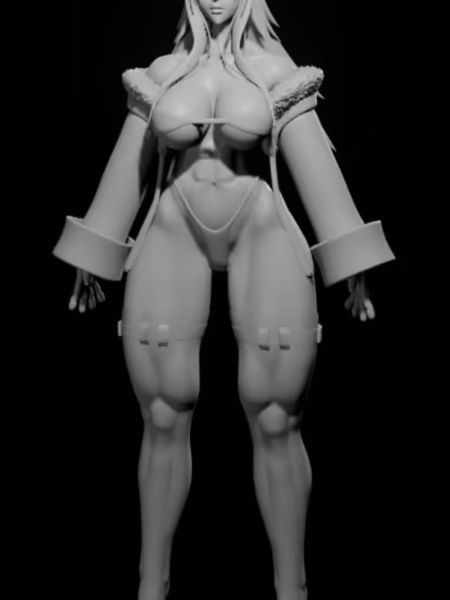 Ghislaine 3D Model - Rushzilla STL Files for 3D Printing