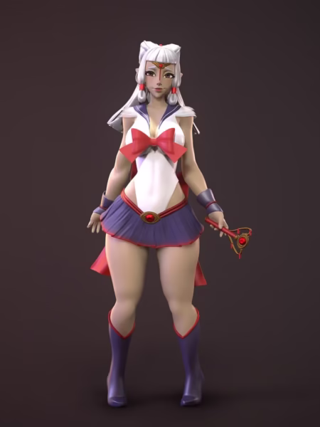 Sailor Paya 3D Model - Rushzilla STL Files for 3D Printing
