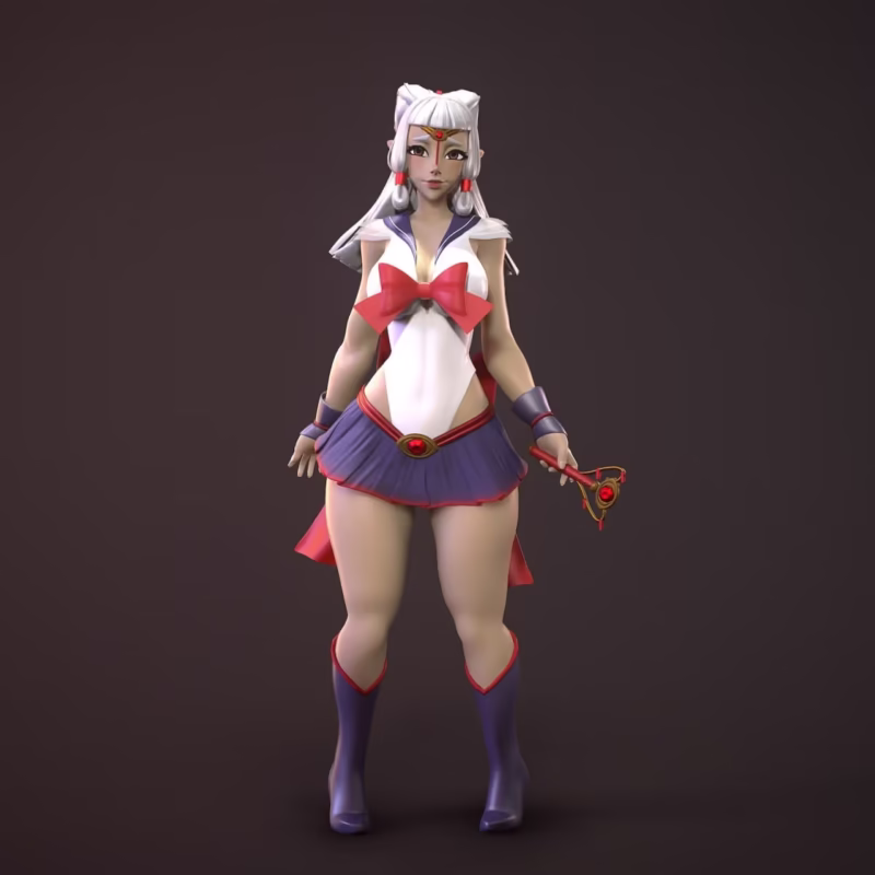 Sailor Paya 3D Model - Rushzilla STL Files for 3D Printing