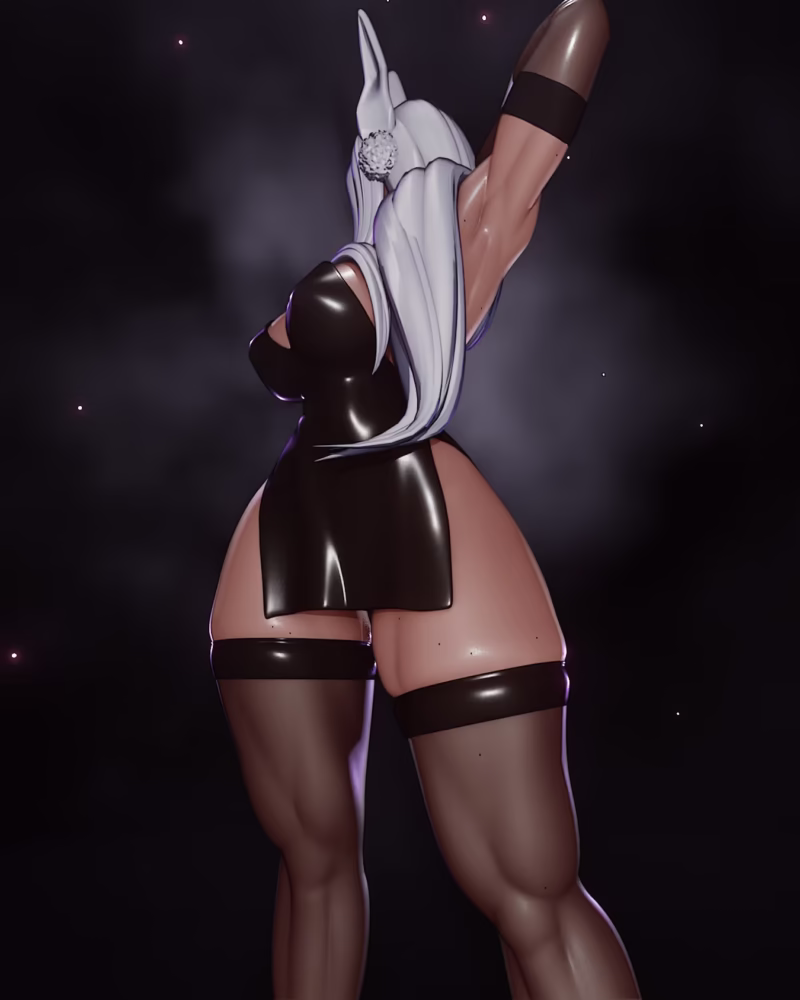 Short Dress Mirko 3D Model - Rushzilla STL Files for 3D Printing - Image 2