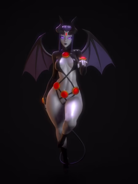 Succubus Raven 3D Model - Rushzilla STL Files for 3D Printing