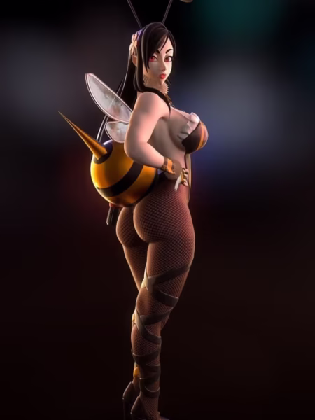 TIFA in Dancing Queen Costume 3D Model - Rushzilla STL Files for 3D Printing