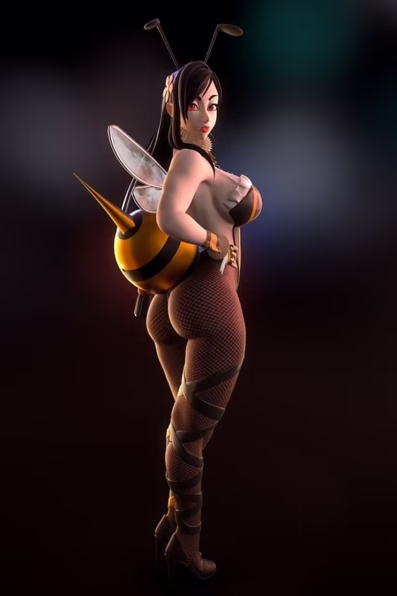 TIFA in Dancing Queen Costume 3D Model - Rushzilla STL Files for 3D Printing