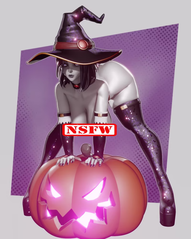 WITCH RAVEN 3D Model - Rushzilla STL Files for 3D Printing - Image 5