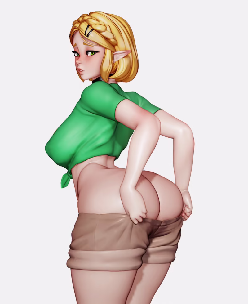 Zelda NSFW 3D Model - Rushzilla STL Files for 3D Printing - Image 2